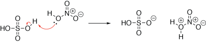 Nitration Mechanism Step 1