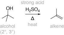 Alcohol Dehydration E1 General Reaction
