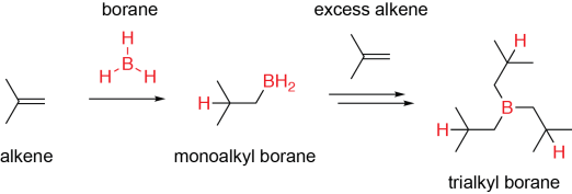 Hydroboration Steps