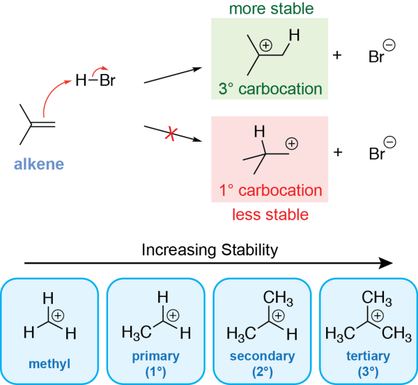 Alkene Hydrohalogenation Mechanism Step 1